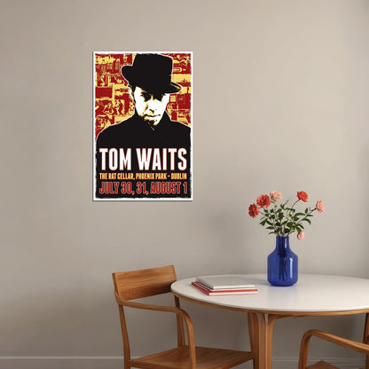 Tom Waits Concert Songwriter Poster Wall Art Print Home Wall Decor - xonomax
