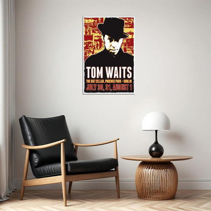 Tom Waits Concert Songwriter Poster Wall Art Print Home Wall Decor - xonomax