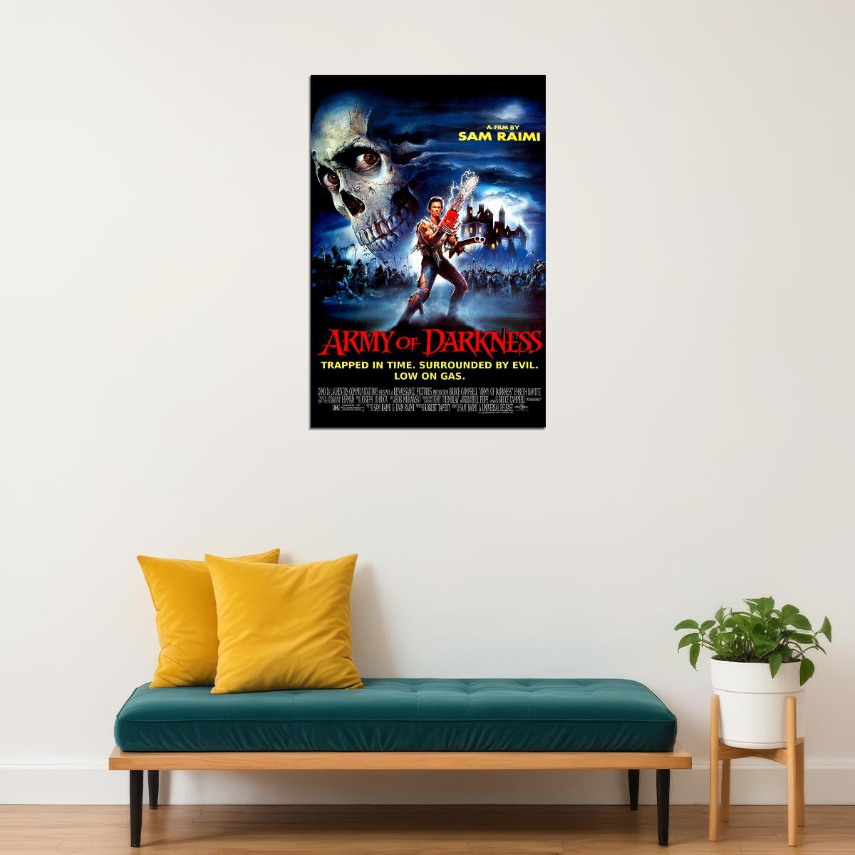 Army Of Darkness Classic Horror Movie Poster Wall Art Print Home Wall Decor - xonomax