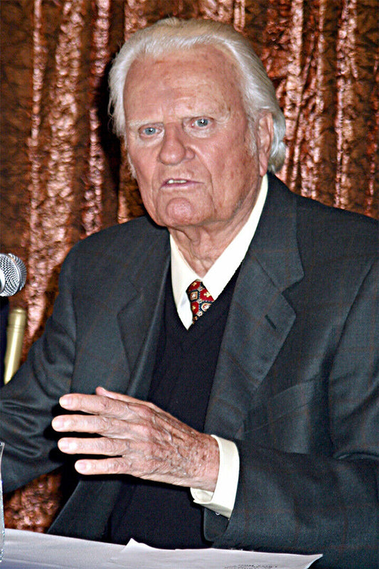 Evangelist Billy Graham Preaching In New York Poster Wall Art Print Home Wall Decor - xonomax