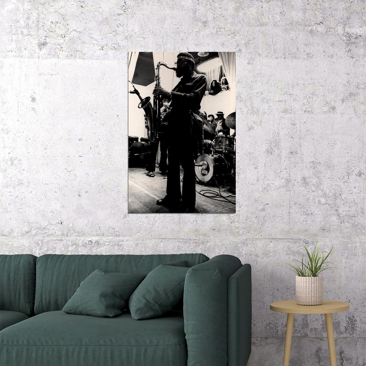 Saxophonist Joe Henderson Music Instrument Poster Wall Art Print Home Wall Decor