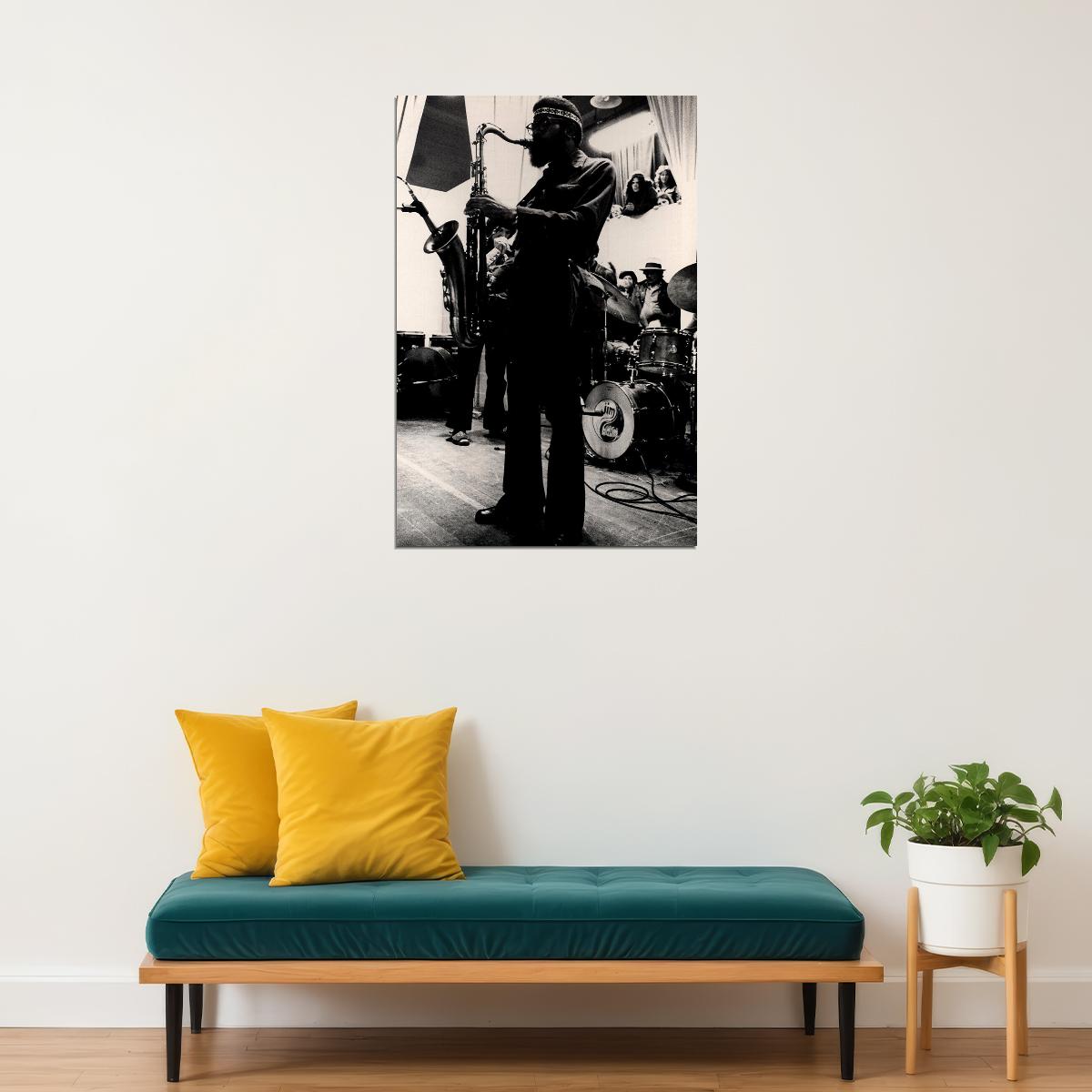 Saxophonist Joe Henderson Music Instrument Poster Wall Art Print Home Wall Decor