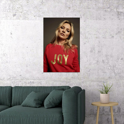 Kate Moss British Supermodel Poster Wall Art Print Home Wall Decor - xonomax
