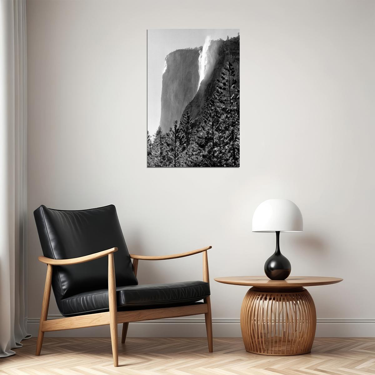 Ansel Adams American Photographer The Ocean Poster Wall Art Print Home Wall Decor - xonomax