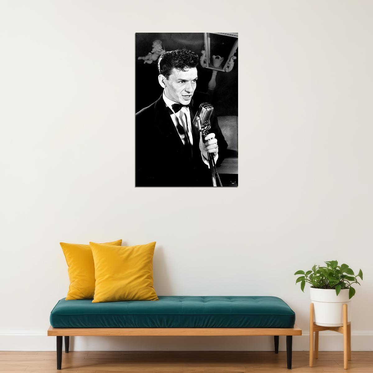 Frank Sinatra Performing Singer Poster Wall Art Print Home Wall Decor - xonomax