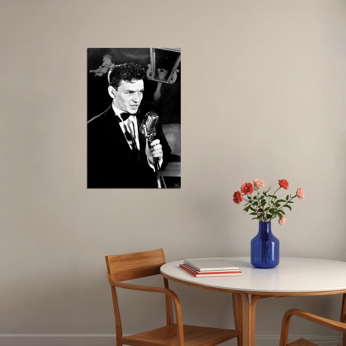 Frank Sinatra Performing Singer Poster Wall Art Print Home Wall Decor - xonomax