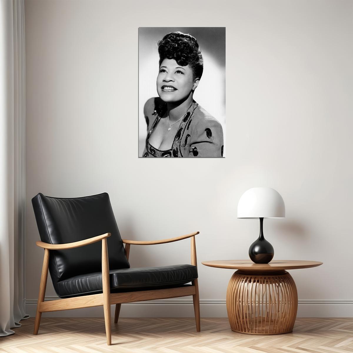 Ella Fitzgerald Jazz Vocalist Music Conductor Poster Wall Art Print Home Wall Decor - xonomax