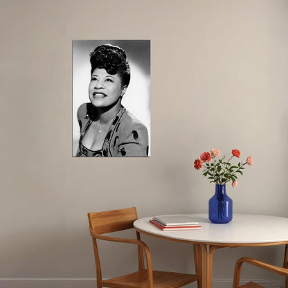 Ella Fitzgerald Jazz Vocalist Music Conductor Poster Wall Art Print Home Wall Decor - xonomax