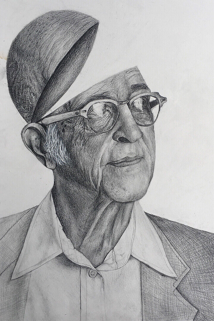 Portrait Of Psychotherapist Carl Rogers Poster Wall Art Print Home Wall Decor - xonomax