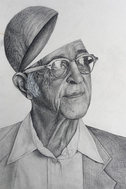 Portrait Of Psychotherapist Carl Rogers Poster Wall Art Print Home Wall Decor - xonomax