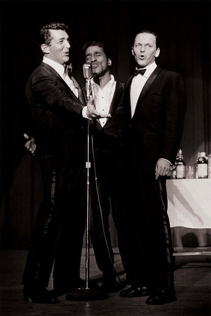 The Rat Pack Performing Music Band Poster Wall Art Print Home Wall Decor