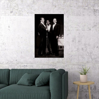 The Rat Pack Performing Music Band Poster Wall Art Print Home Wall Decor