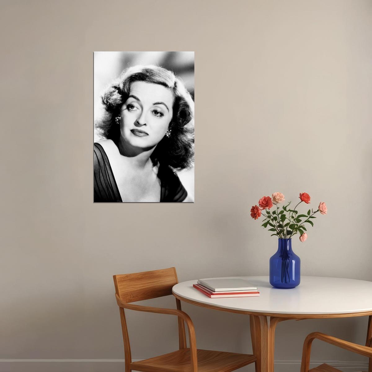Bette Davis Actress Image Poster Wall Art Print Home Wall Decor - xonomax