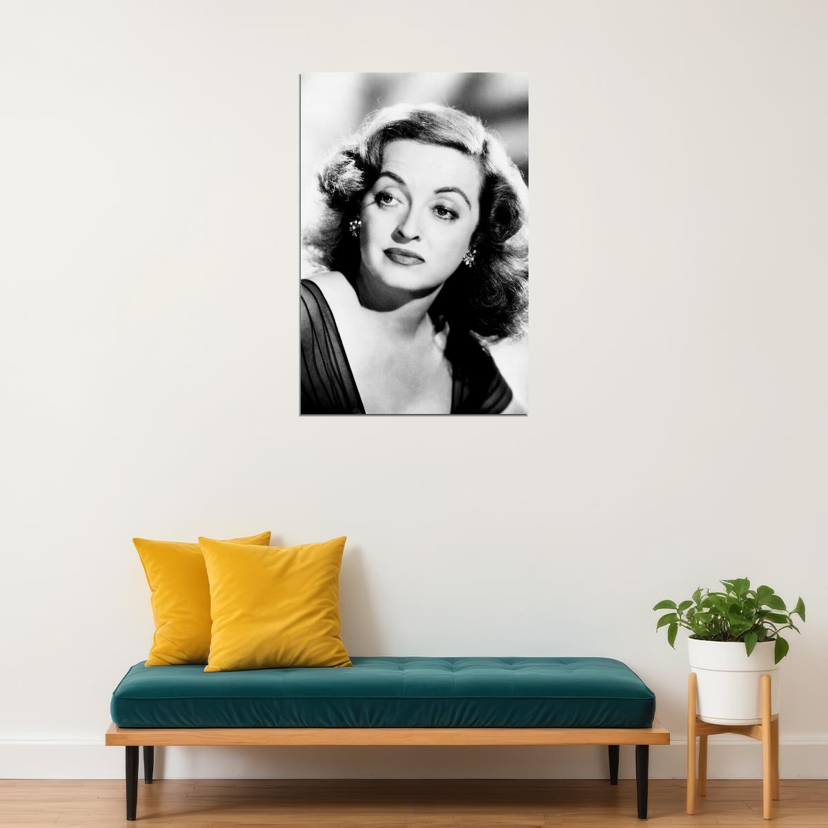 Bette Davis Actress Image Poster Wall Art Print Home Wall Decor - xonomax