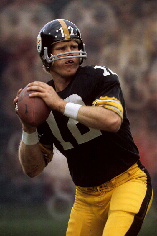 Terry Bradshaw Pittsburgh Quarterback Football Player Poster Wall Art Print Home Wall Decor - xonomax