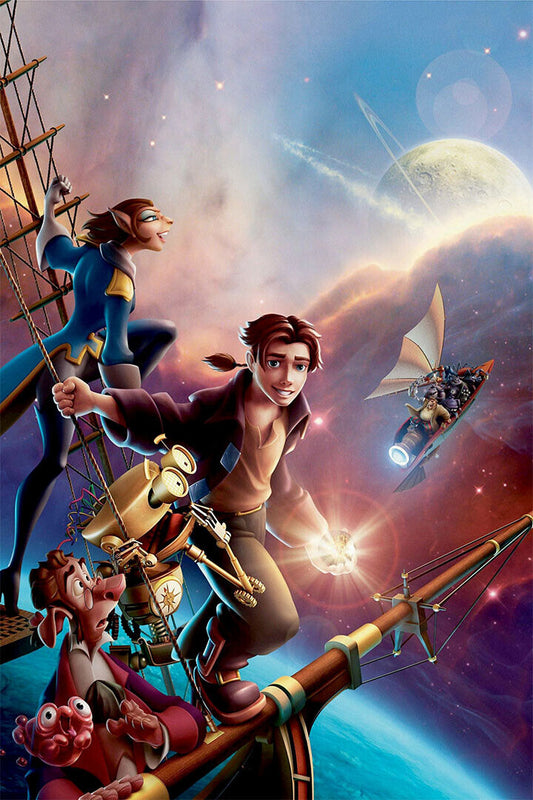 Treasure Planet Pirate Classic Movie Poster Wall Art Print Home Wall Decor