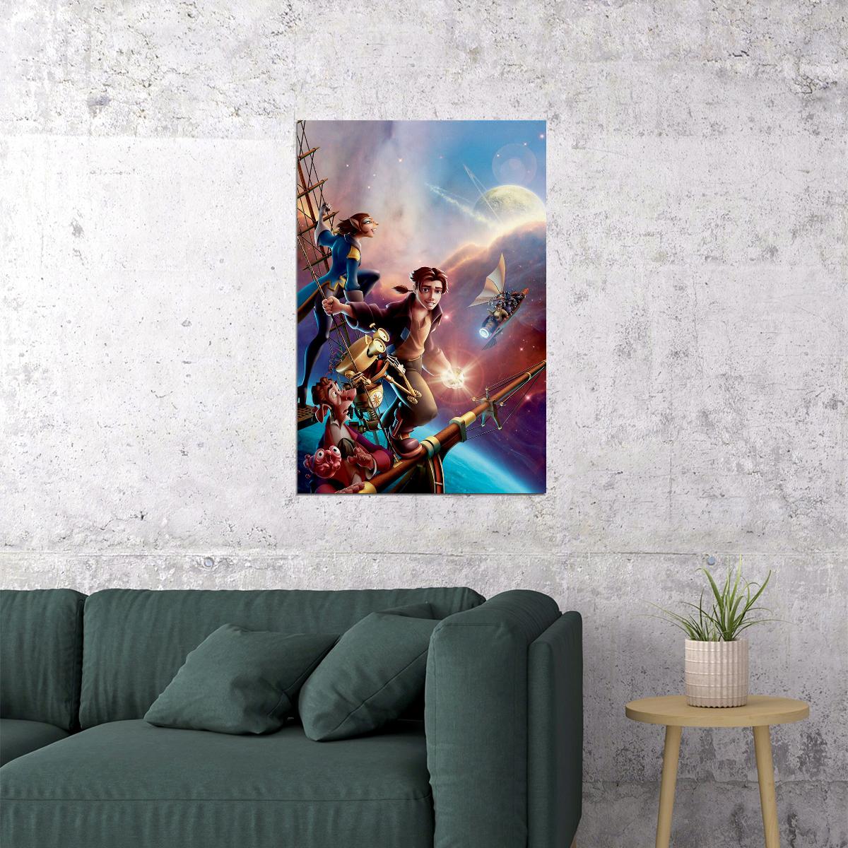 Treasure Planet Pirate Classic Movie Poster Wall Art Print Home Wall Decor