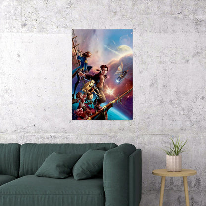 Treasure Planet Pirate Classic Movie Poster Wall Art Print Home Wall Decor