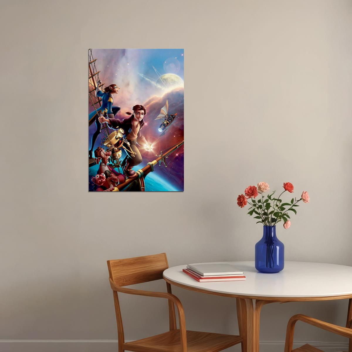 Treasure Planet Pirate Classic Movie Poster Wall Art Print Home Wall Decor