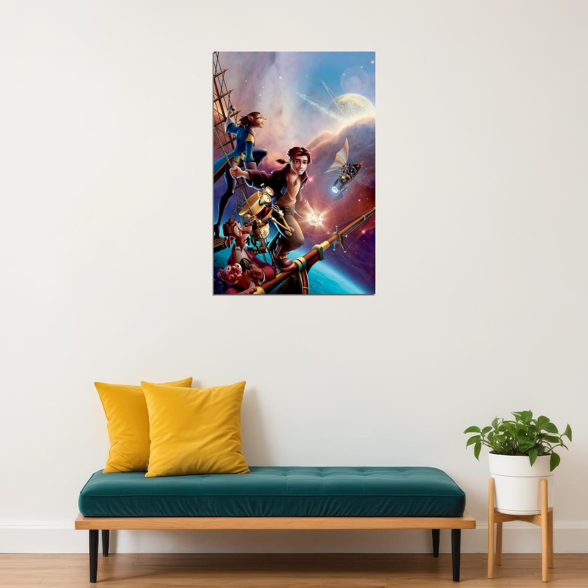 Treasure Planet Pirate Classic Movie Poster Wall Art Print Home Wall Decor
