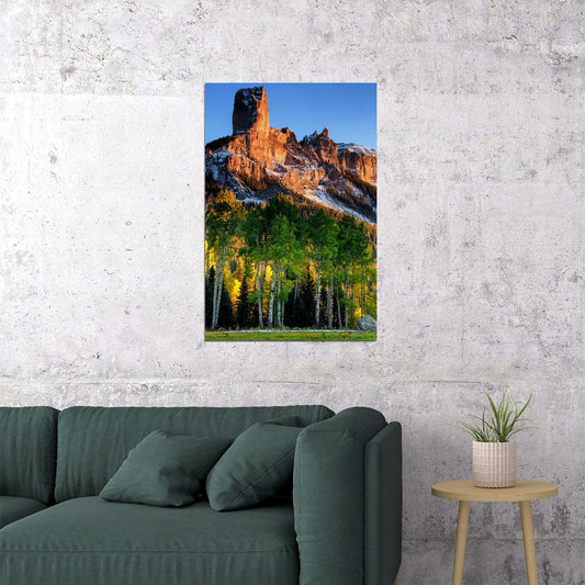 Colorado Uncompahgre National Forest Mountain Poster Wall Art Print Home Wall Decor - xonomax