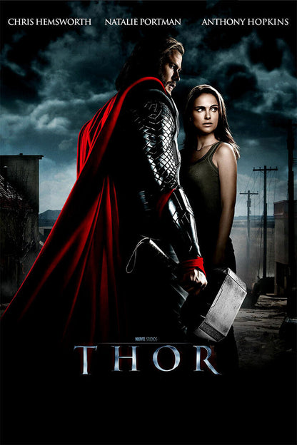 Chris Hemsworth Natalie Portman Movie Thor Poster Wall Art Print Home Wall Decor - xonomax