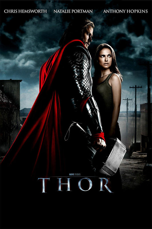Chris Hemsworth Natalie Portman Movie Thor Poster Wall Art Print Home Wall Decor - xonomax