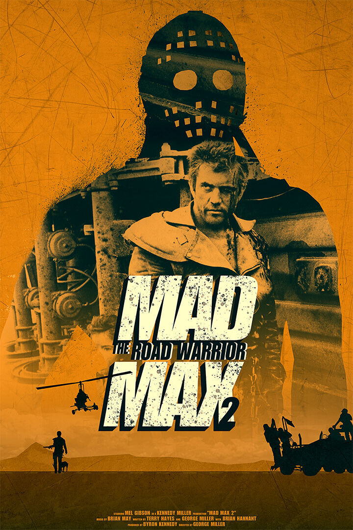 Mad Max 2 The Road Warrior Mel Gibson Movie Poster Wall Art Print Home Wall Decor - xonomax