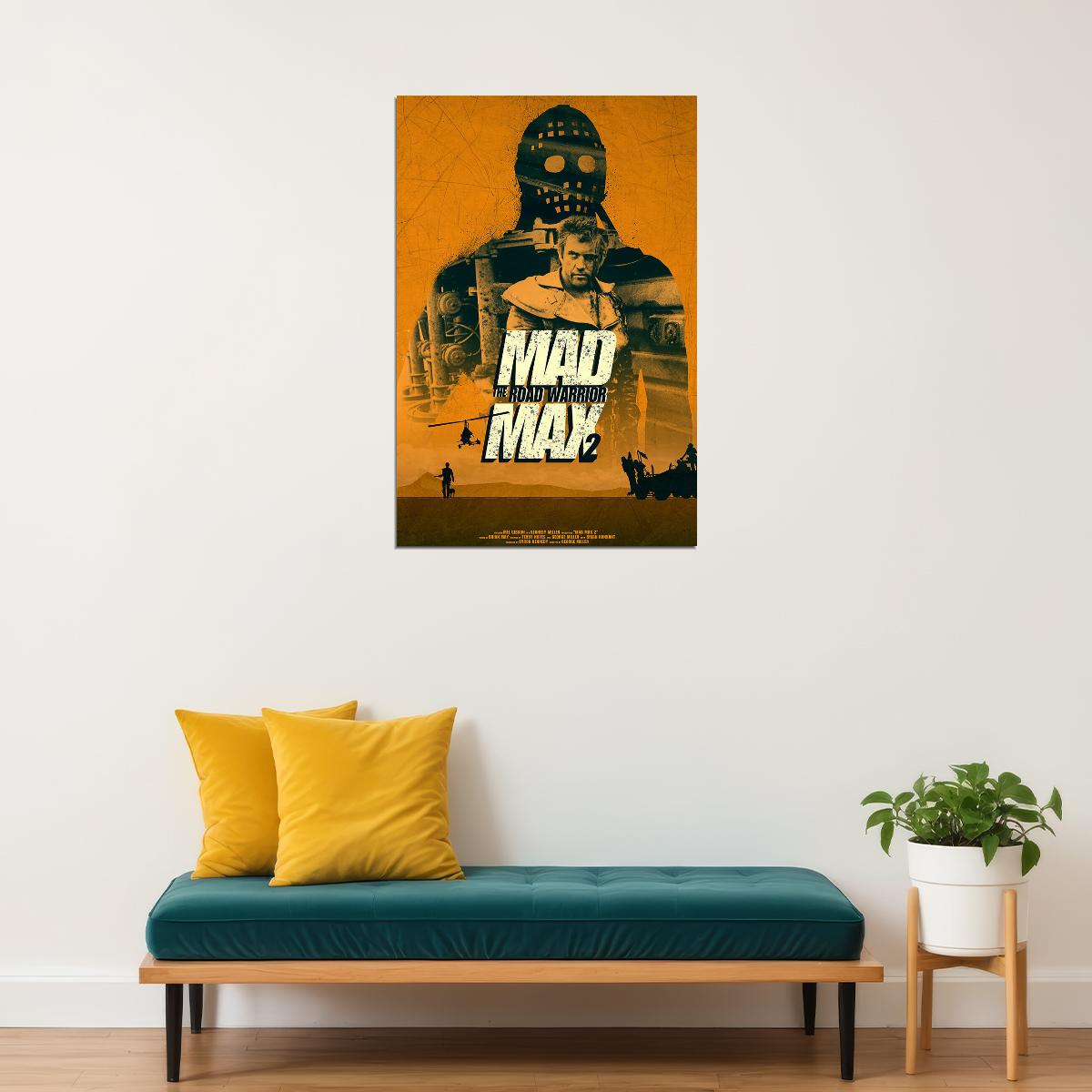 Mad Max 2 The Road Warrior Mel Gibson Movie Poster Wall Art Print Home Wall Decor - xonomax