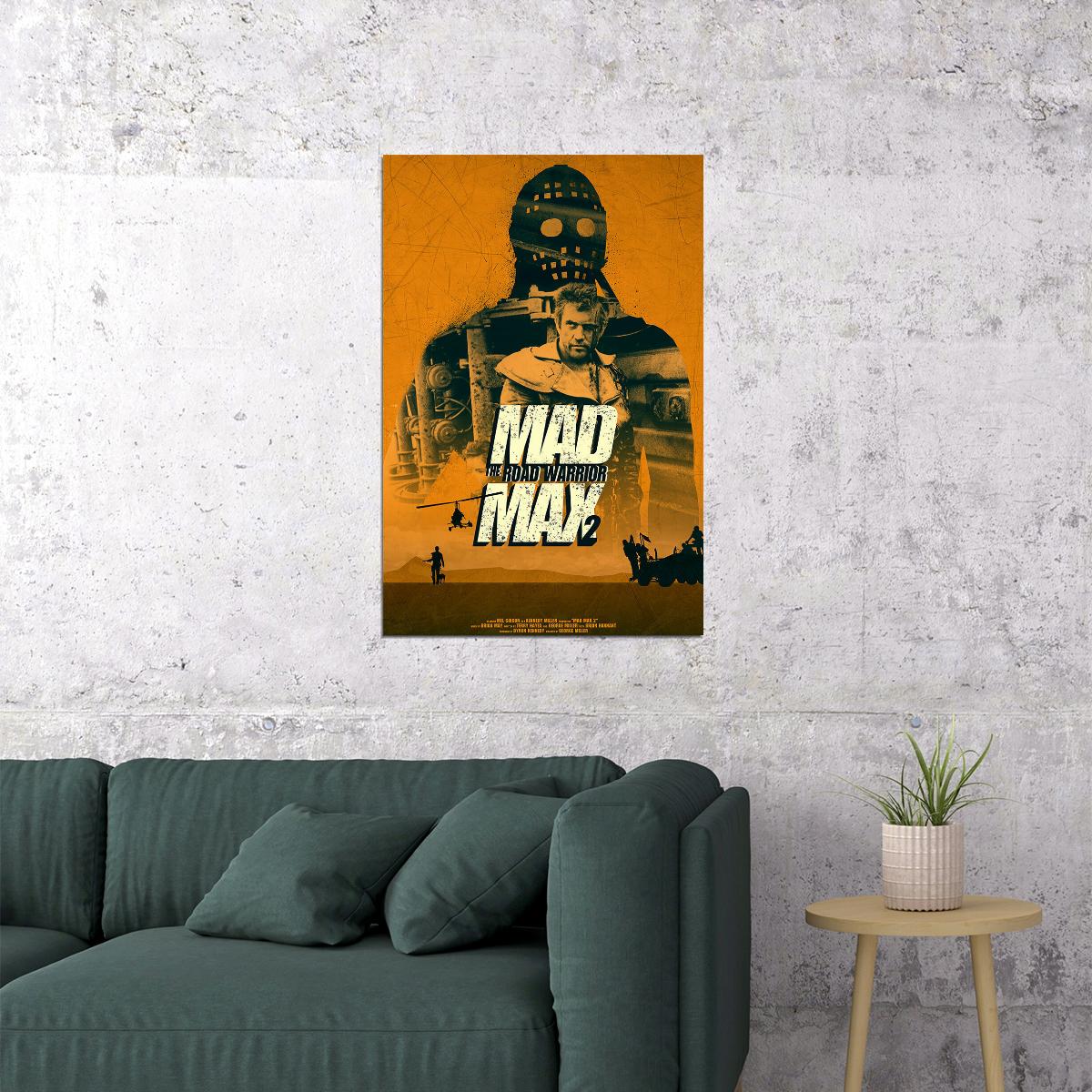 Mad Max 2 The Road Warrior Mel Gibson Movie Poster Wall Art Print Home Wall Decor - xonomax