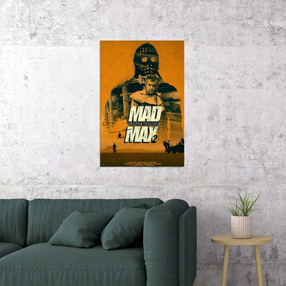 Mad Max 2 The Road Warrior Mel Gibson Movie Poster Wall Art Print Home Wall Decor - xonomax