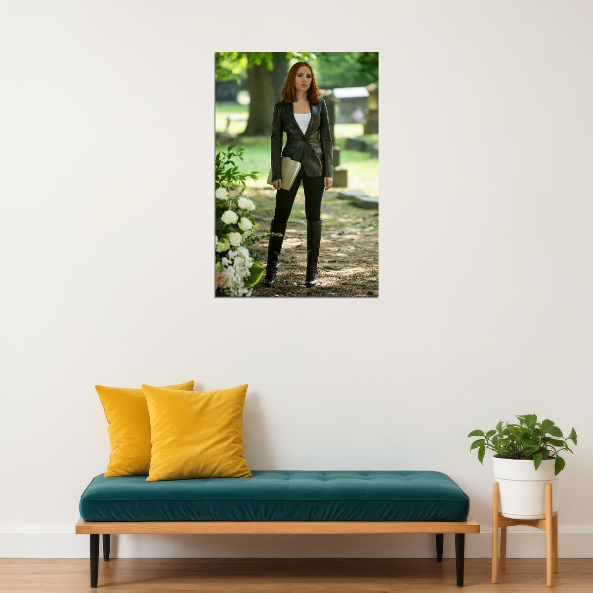 Captain America Scarlett Johansson Winter Soldier Film Poster Wall Art Print Home Wall Decor - xonomax