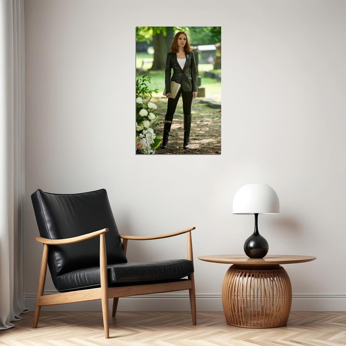 Captain America Scarlett Johansson Winter Soldier Film Poster Wall Art Print Home Wall Decor - xonomax