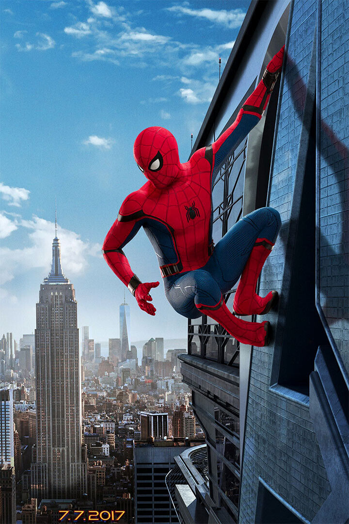 Spider-man Spiderman Climbing Homecoming Movie Poster Wall Art Print Home Wall Decor - xonomax