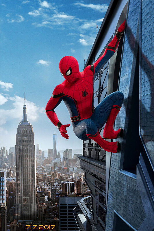 Spider-man Spiderman Climbing Homecoming Movie Poster Wall Art Print Home Wall Decor - xonomax