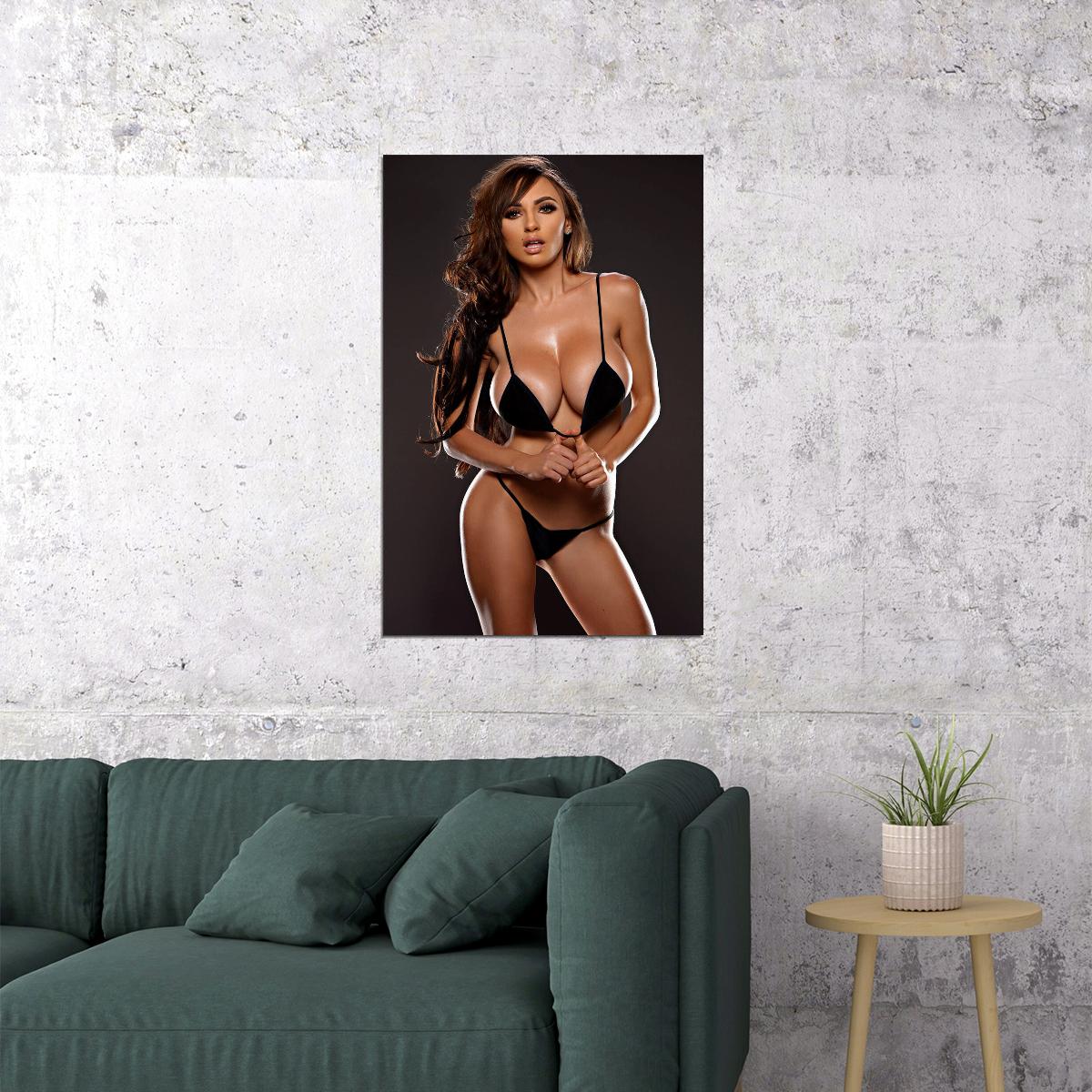 Iryna Ivanova Photography Model Playmate Poster Wall Art Print Home Wall Decor