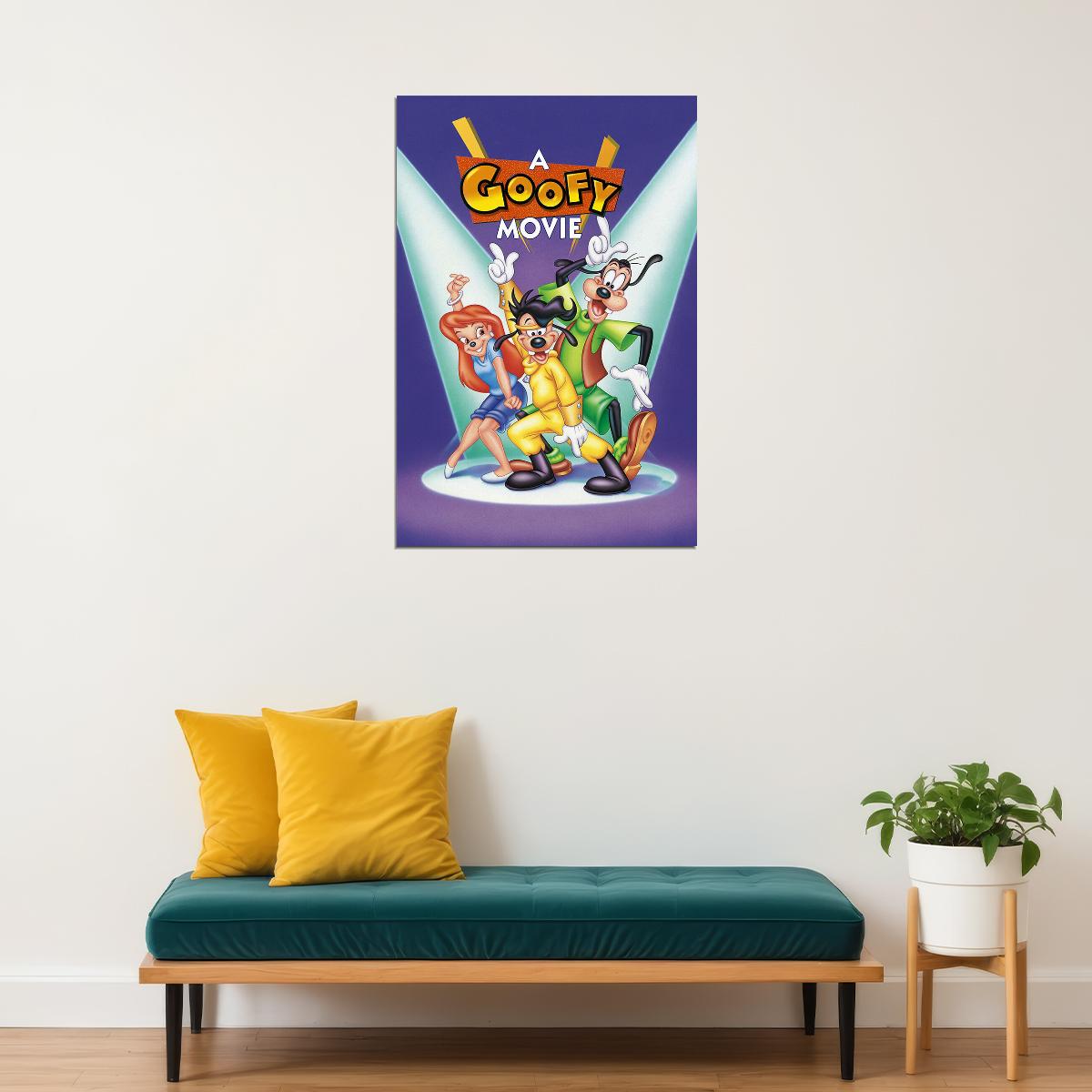 A Goofy Movie Max Goofy Movie Fishing Picture Poster Wall Art Print Home Wall Decor - xonomax