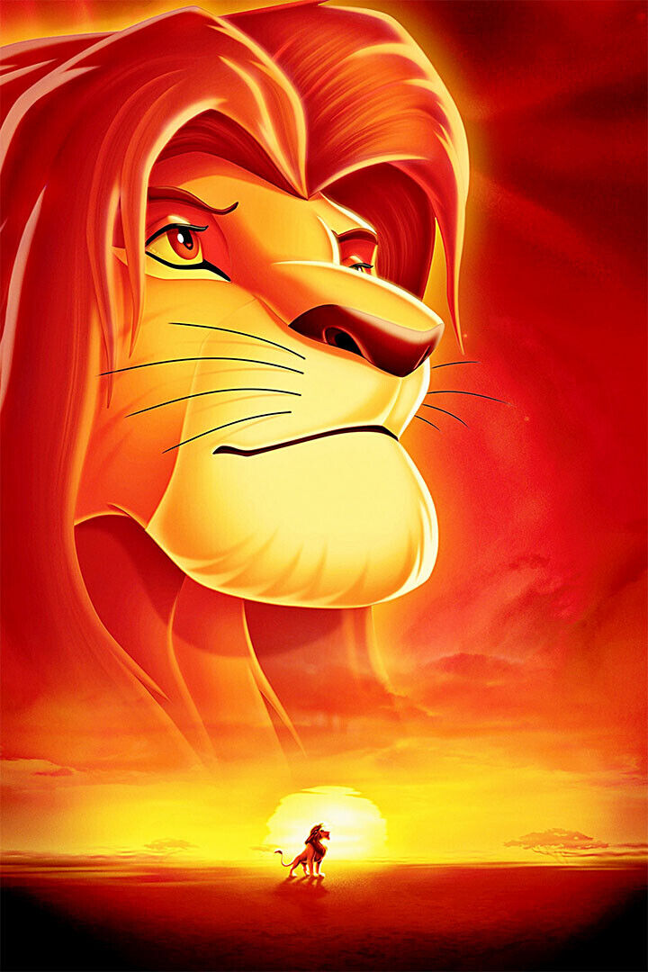 Lion King Cub Simba 2019 Picture Poster Wall Art Print Home Wall Decor - xonomax