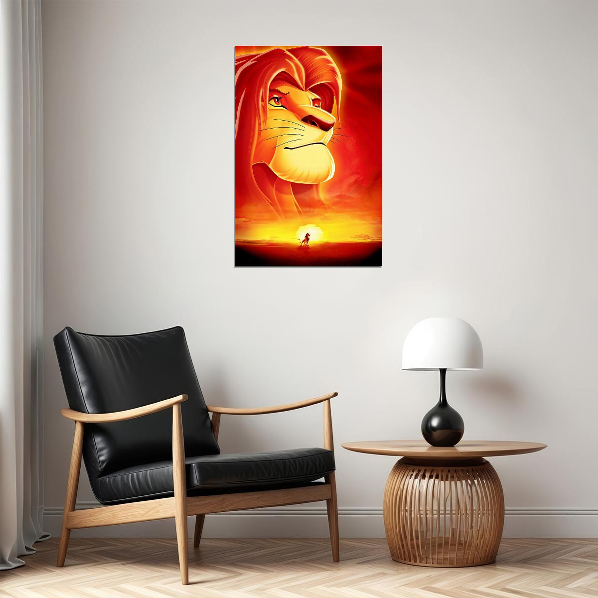 Lion King Cub Simba 2019 Picture Poster Wall Art Print Home Wall Decor - xonomax