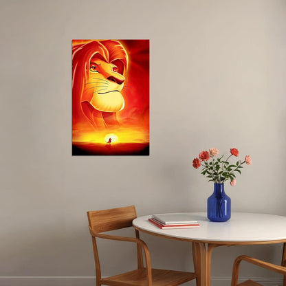 Lion King Cub Simba 2019 Picture Poster Wall Art Print Home Wall Decor - xonomax