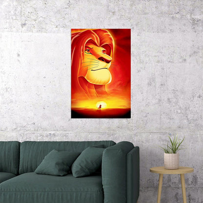 Lion King Cub Simba 2019 Picture Poster Wall Art Print Home Wall Decor - xonomax