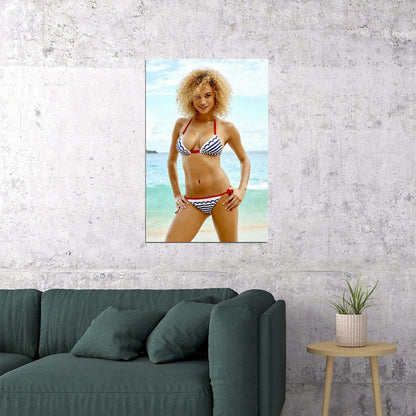 Rose Bertram Fashion Model Swimsuit Summer Poster Wall Art Print Home Wall Decor