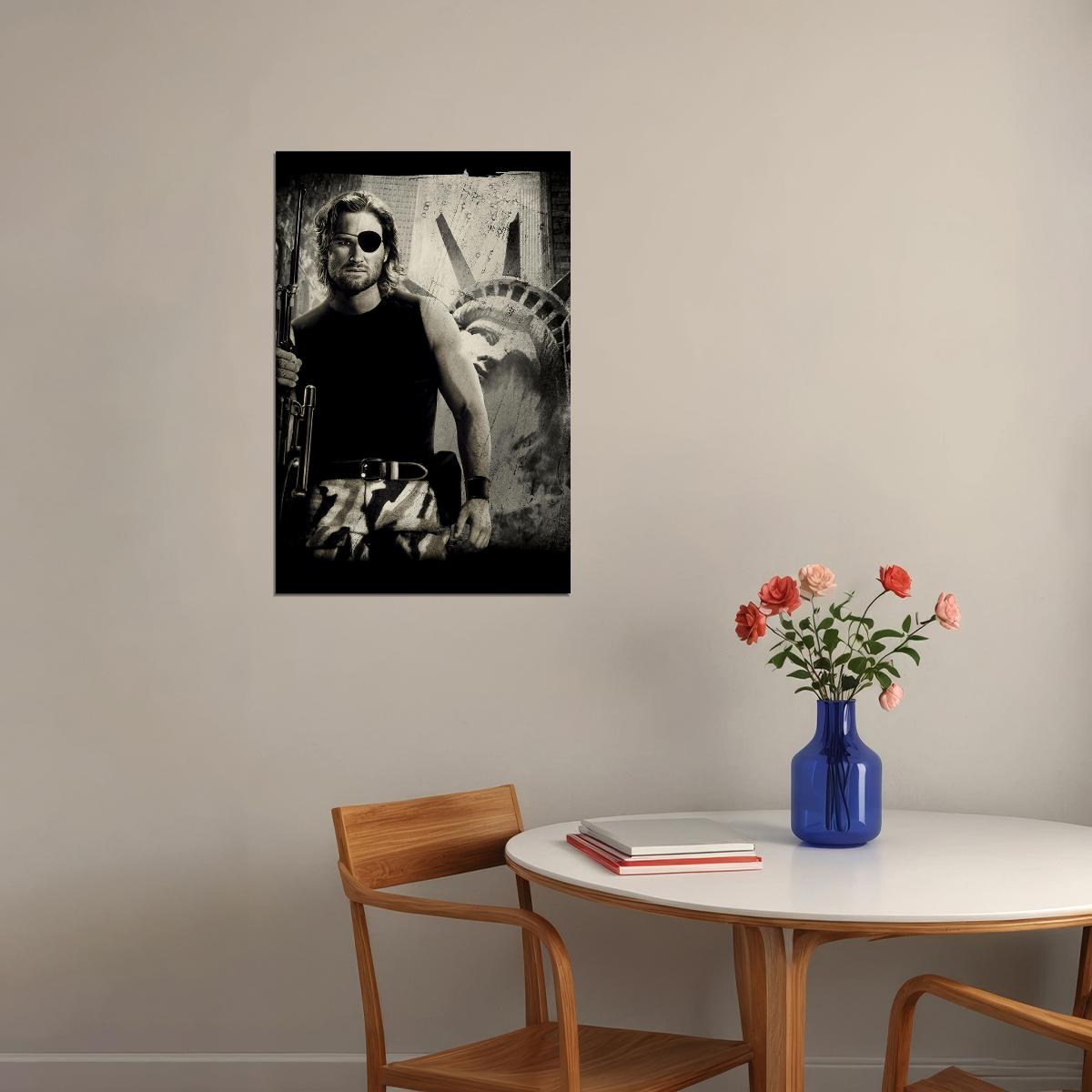 Escape From New York Snake Plissken Kurt Russell Poster Wall Art Print Home Wall Decor - xonomax