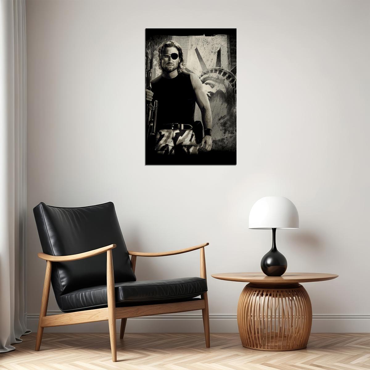 Escape From New York Snake Plissken Kurt Russell Poster Wall Art Print Home Wall Decor - xonomax