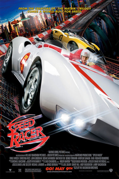 Speed Racer Movie Collectible Car Automobile Tv Film Poster Wall Art Print Home Wall Decor - xonomax