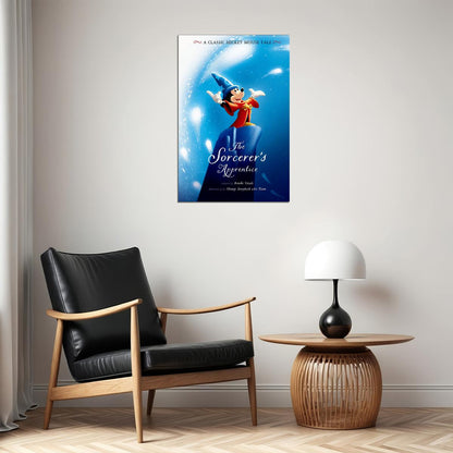 The Sorcerer's Apprentice Mickey 1990 Movie Poster Wall Art Print Home Wall Decor - xonomax