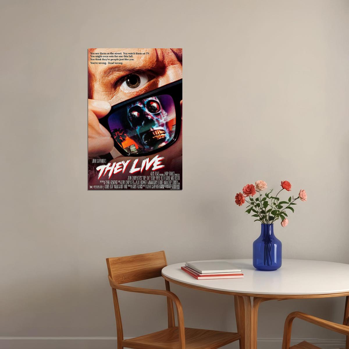 They Live Carpenters Piper David Movie Poster Wall Art Print Home Wall Decor - xonomax