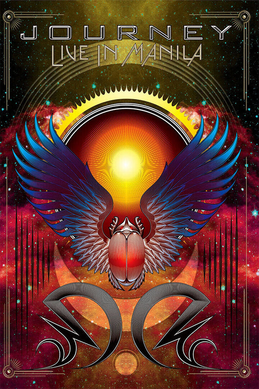 Journey Live In Manila 2009 Concert Music Poster Wall Art Print Home Wall Decor