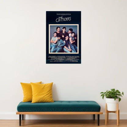 The Outsiders Drama Film Movie Cast Poster Wall Art Print Home Wall Decor - xonomax