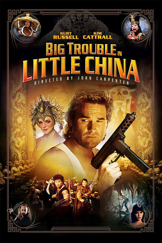 Big Trouble In Little China Kurtr Russell Movie Poster Wall Art Print Home Wall Decor - xonomax